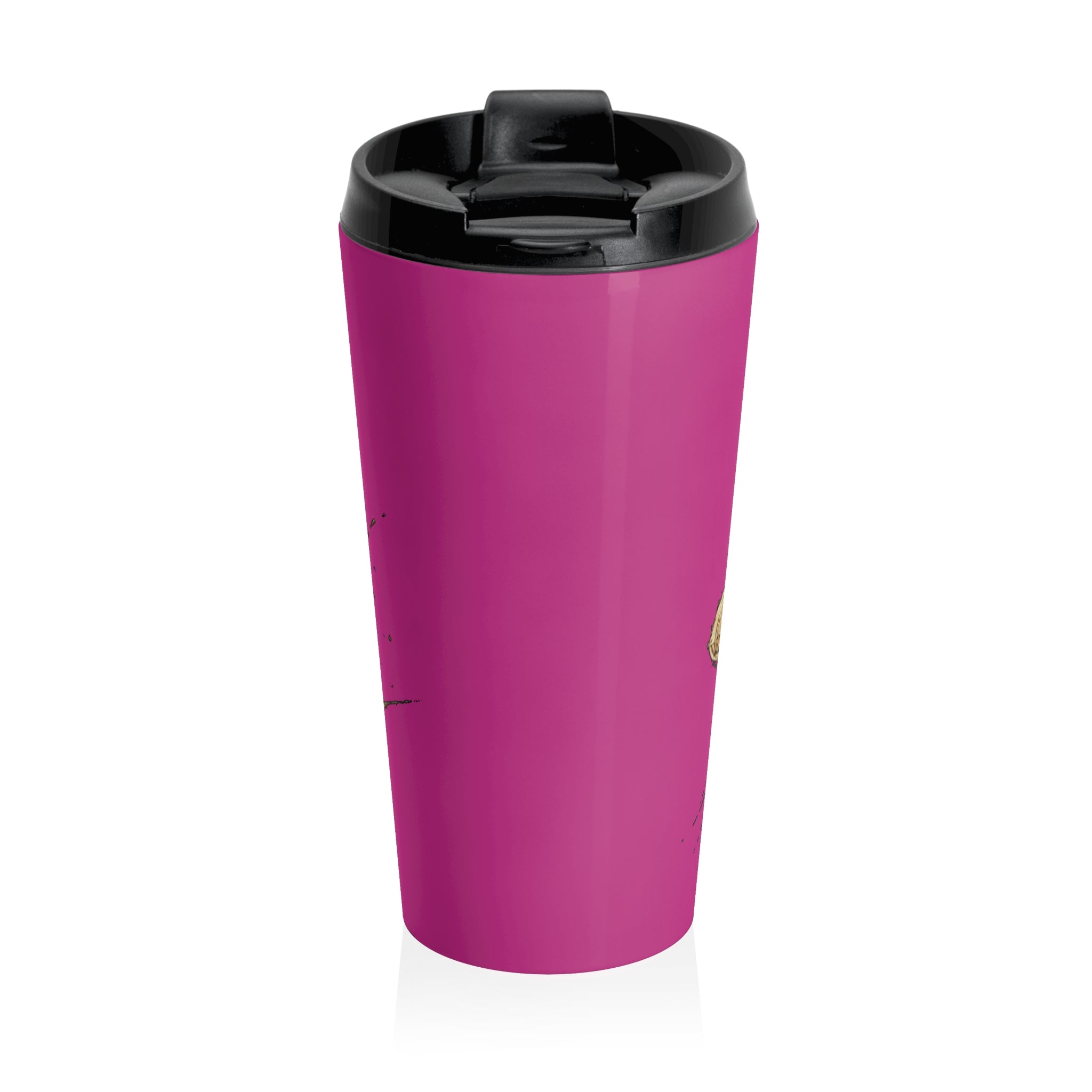 LIL SYNN Stainless Steel Travel Mug (Pink)