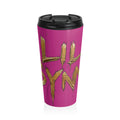 LIL SYNN Stainless Steel Travel Mug (Pink)